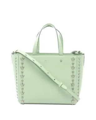 Jimmy Choo Pre-Owned 2010s 星スタッズ付き トートバッグ - グリーン - サムネイル1