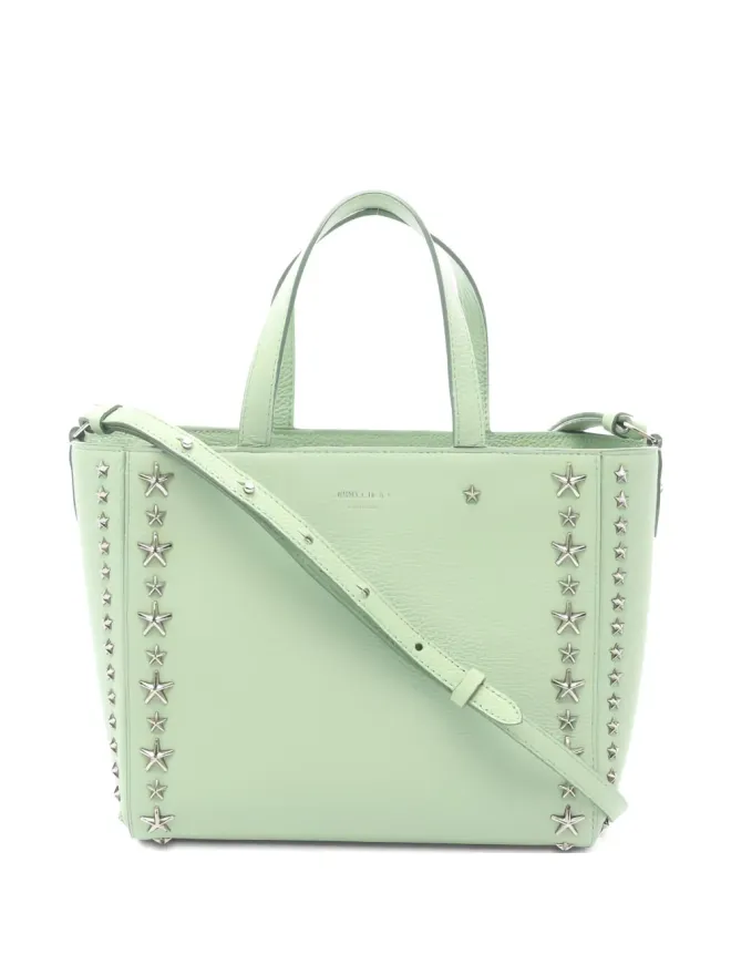 Jimmy Choo Pre-Owned Jimmy Choo Pre-Owned 2010s 星スタッズ付き トートバッグ - グリーンの商品画像