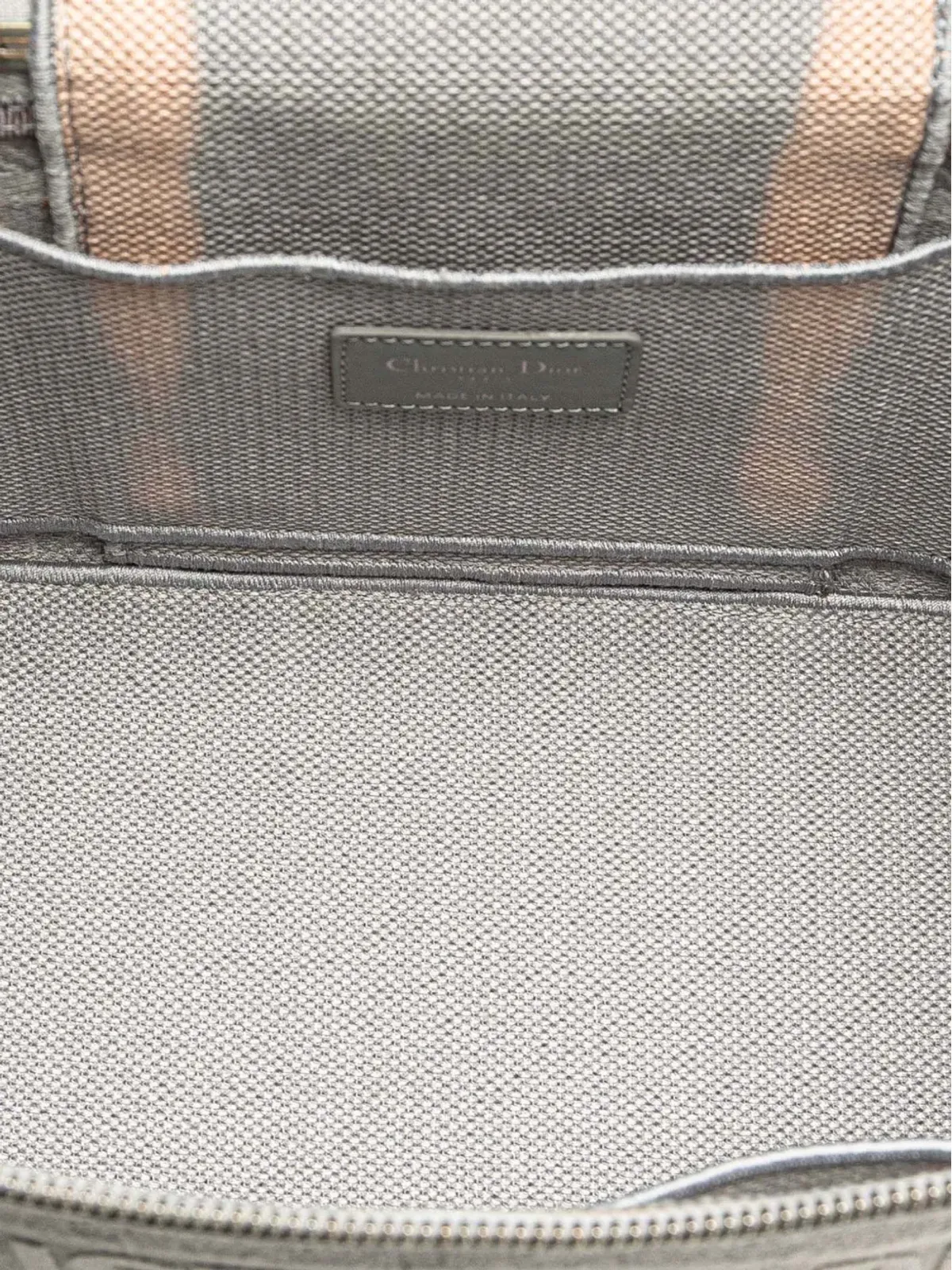 ビンテージ Christian Dior キャンバス キャンナージュ ディオールトラベル ケース バニティバッグ - 画像5