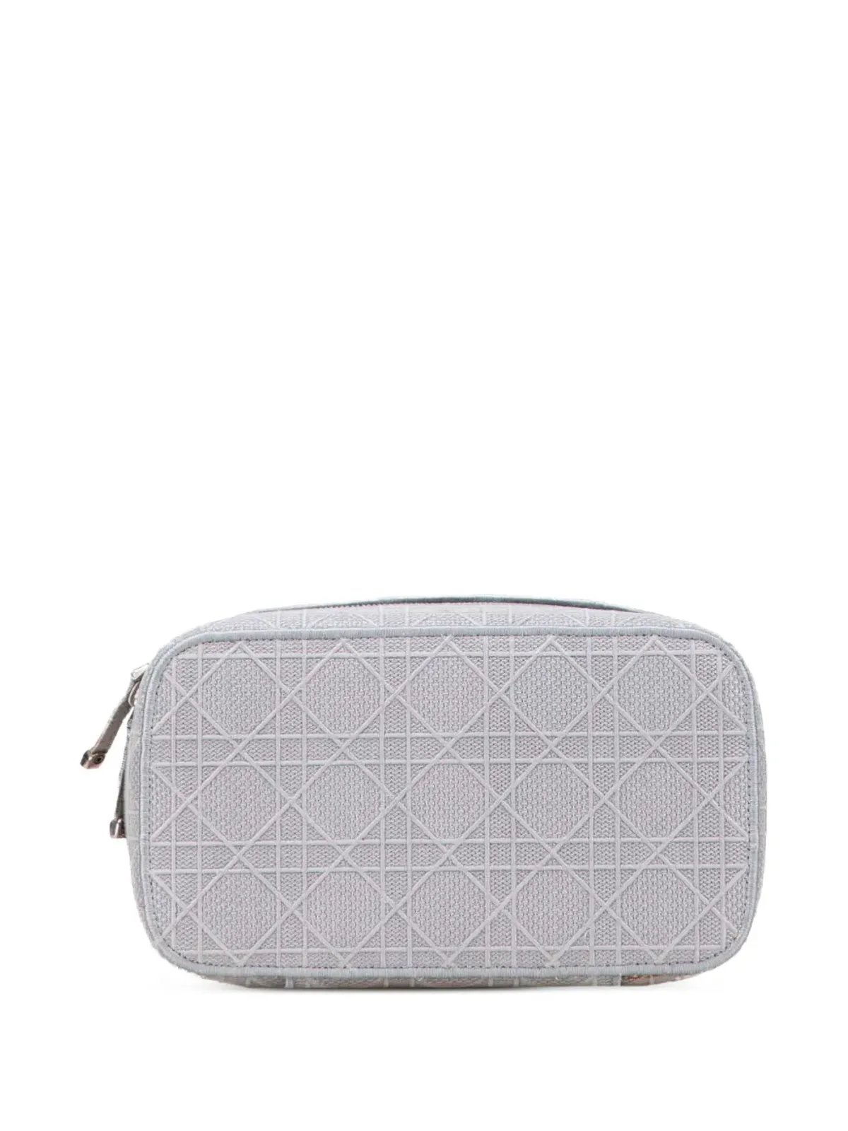 ビンテージ Christian Dior キャンバス キャンナージュ ディオールトラベル ケース バニティバッグ - 画像4