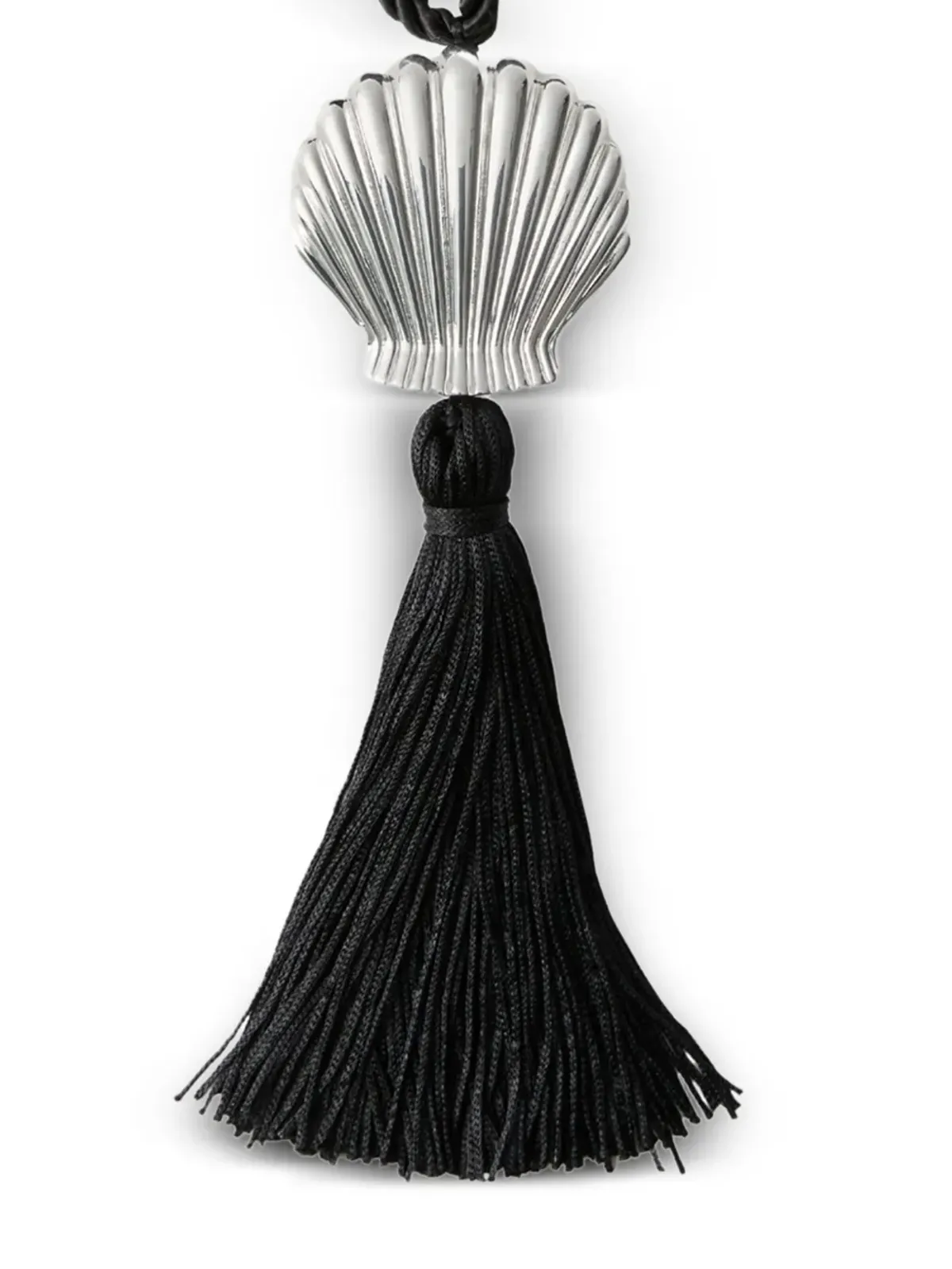 JULIETTA Éze shell tassel ネックレス - シルバー - 画像2