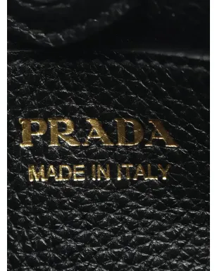 Prada ビンテージ 2020年代 ソフトレザー ショルダーバッグ ブラック - サムネイル4