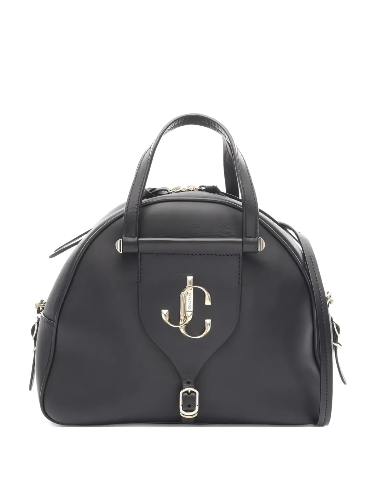 Jimmy Choo Pre-Owned 2010年代 ロゴ ボウリング レザートートバッグ - 画像1
