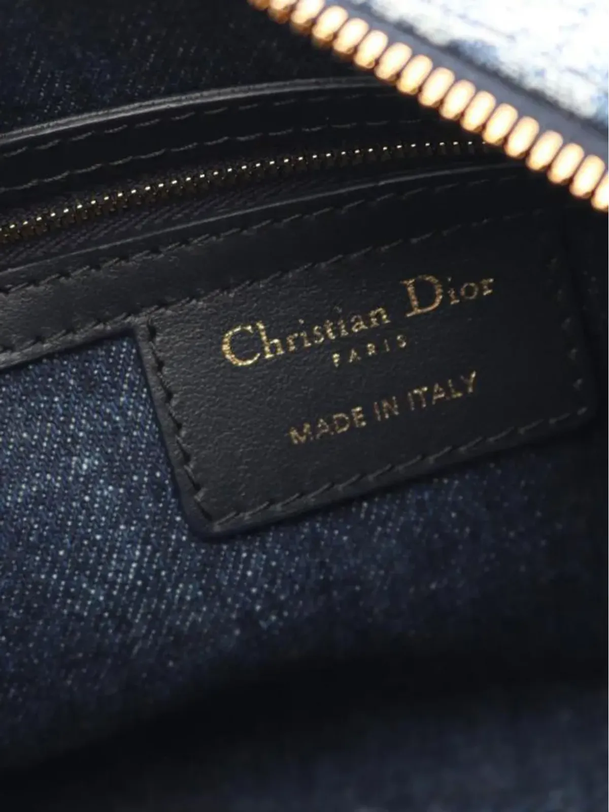 Christian Dior ビンテージ グルーヴ20 ツーウェイ ハンドバッグ ブルー - 画像5