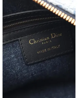 Christian Dior ビンテージ グルーヴ20 ツーウェイ ハンドバッグ ブルー - サムネイル5