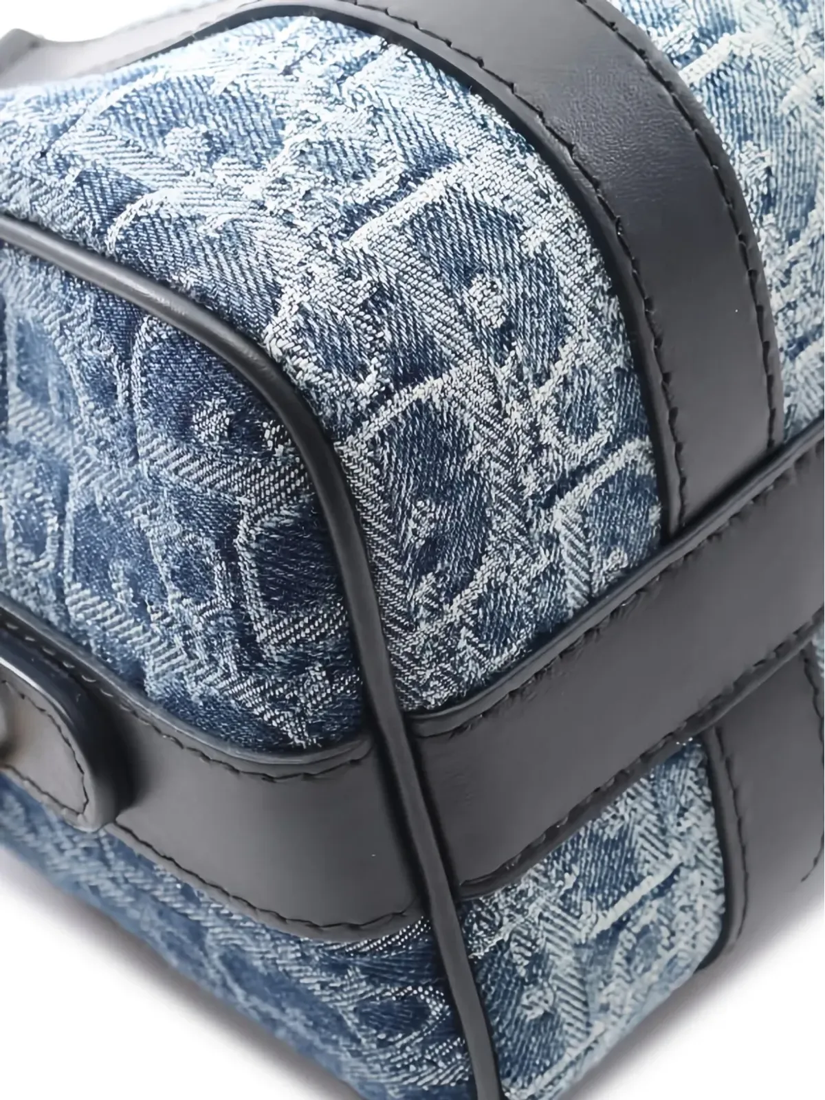 Christian Dior ビンテージ グルーヴ20 ツーウェイ ハンドバッグ ブルー - 画像3