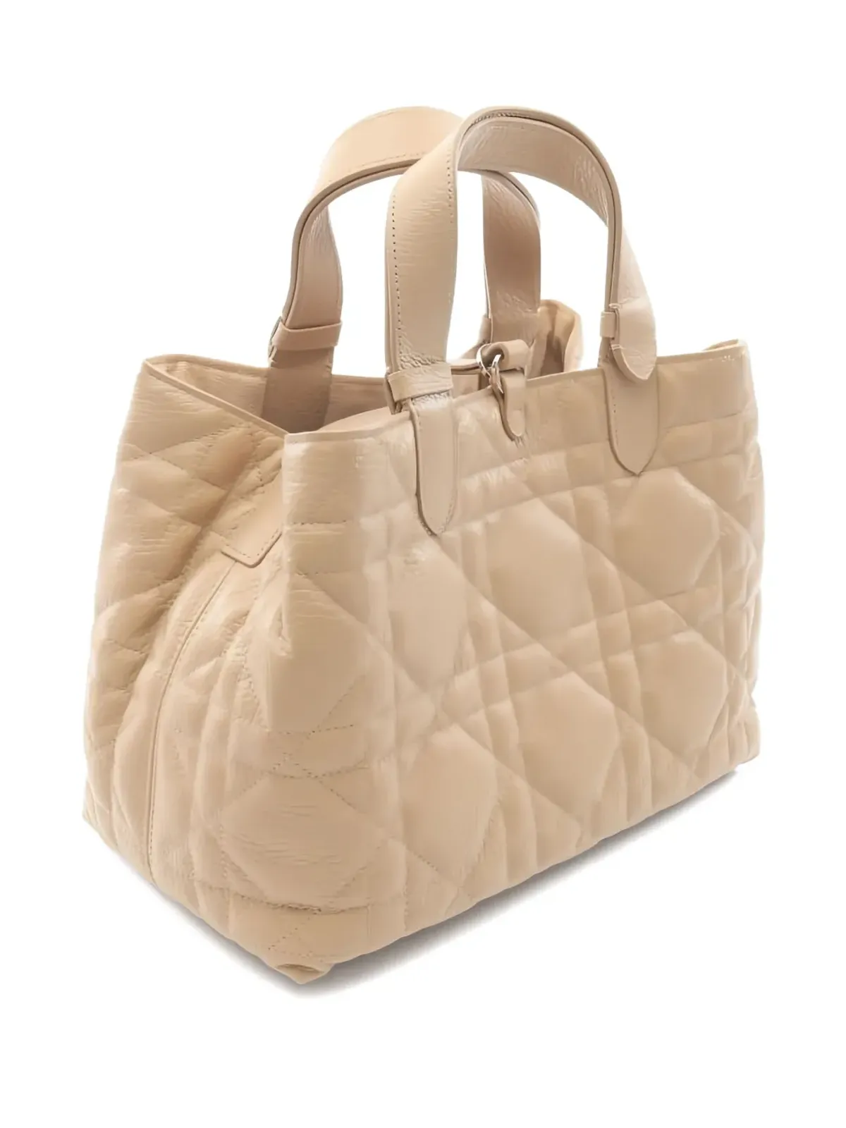 Christian Dior ビンテージ 2000年代 マクロ カナージュ ミディアム トートバッグ - ニュートラルカラー - 画像2