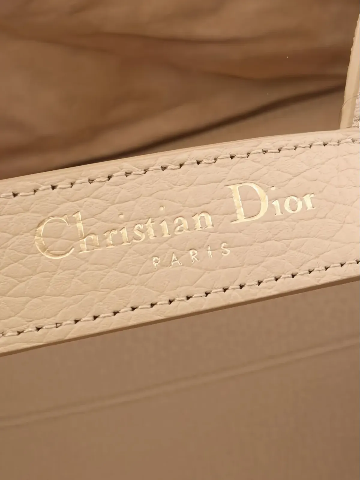 Christian Dior ビンテージ 2000年代 マクロ カナージュ ミディアム トートバッグ - ニュートラルカラー - 画像4