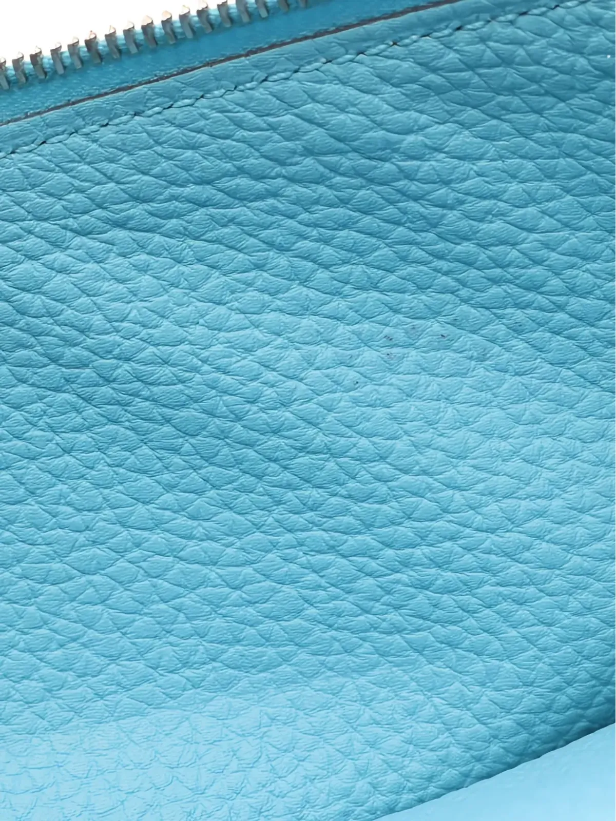 Hermès ビンテージ 2019 ドゴン 二つ折り長財布 ブルー - 画像5