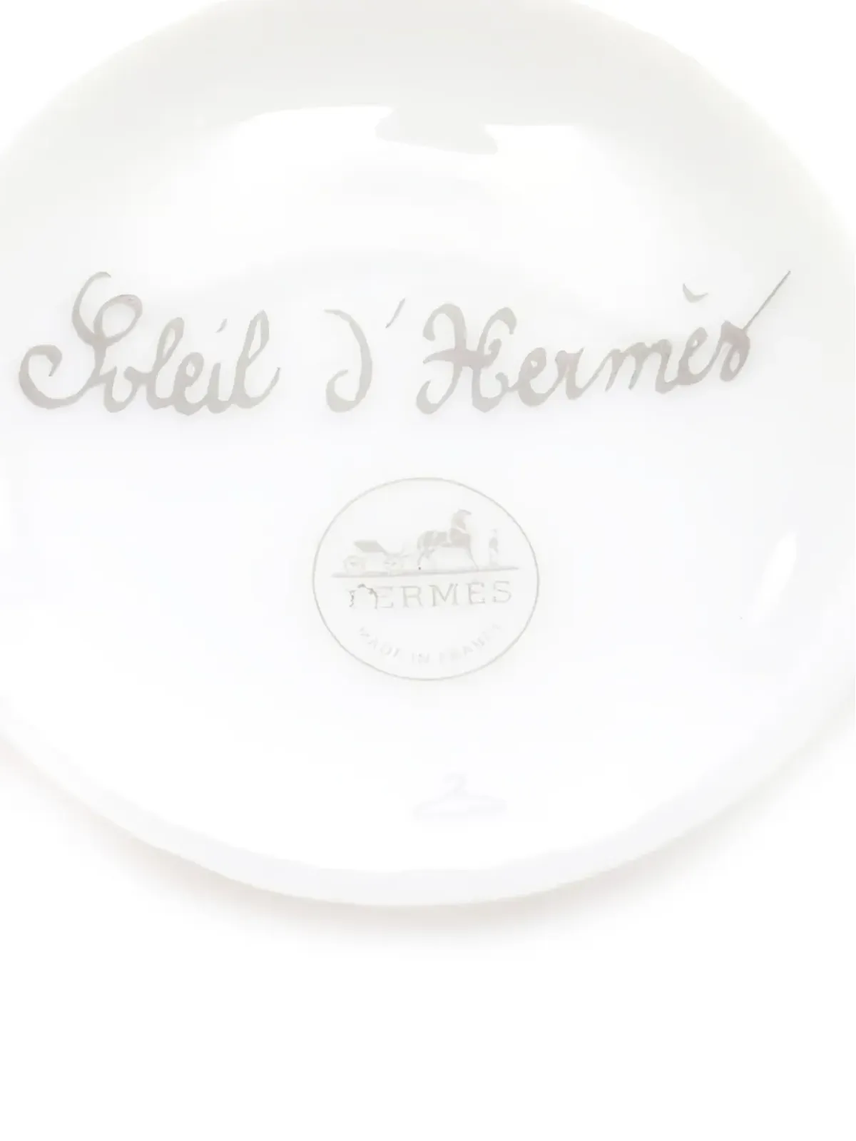Hermès ビンテージ Soleil d'Hermès PM セラミックボウル イエロー - 画像3