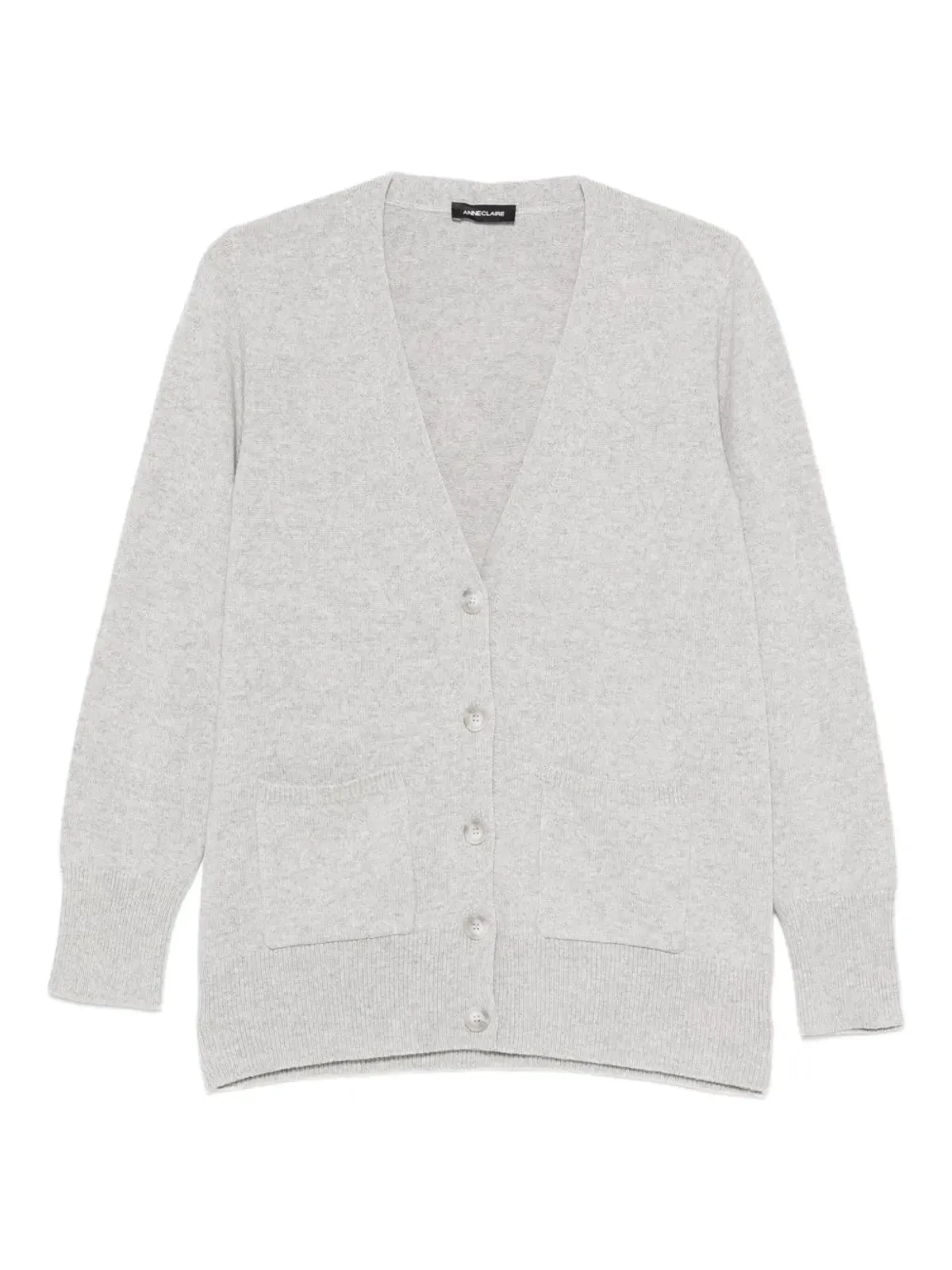Anne Claire Vネックカーディガン - 画像1
