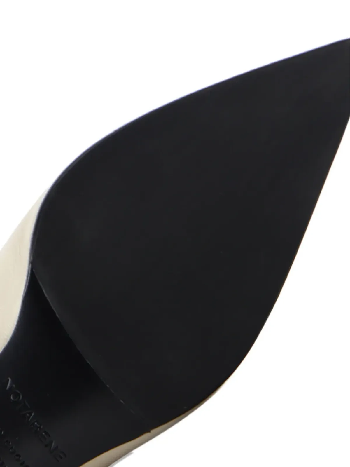 Notabene Gaia ポインテッドトゥ レザー パンプス - 画像5