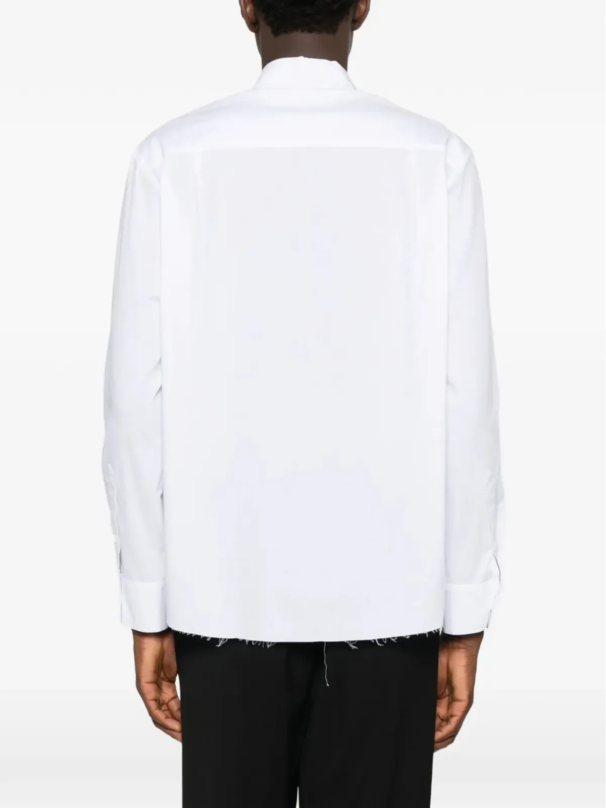 MEDEEA デコンストラクテッド ポケットシャツ - White - 画像4
