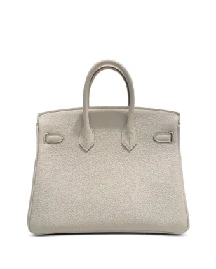 Hermès Pre-Owned Birkin 25 トゴ レザー パラジウム金具 ハンドバッグ 2024年 ニュートラルカラー - サムネイル3