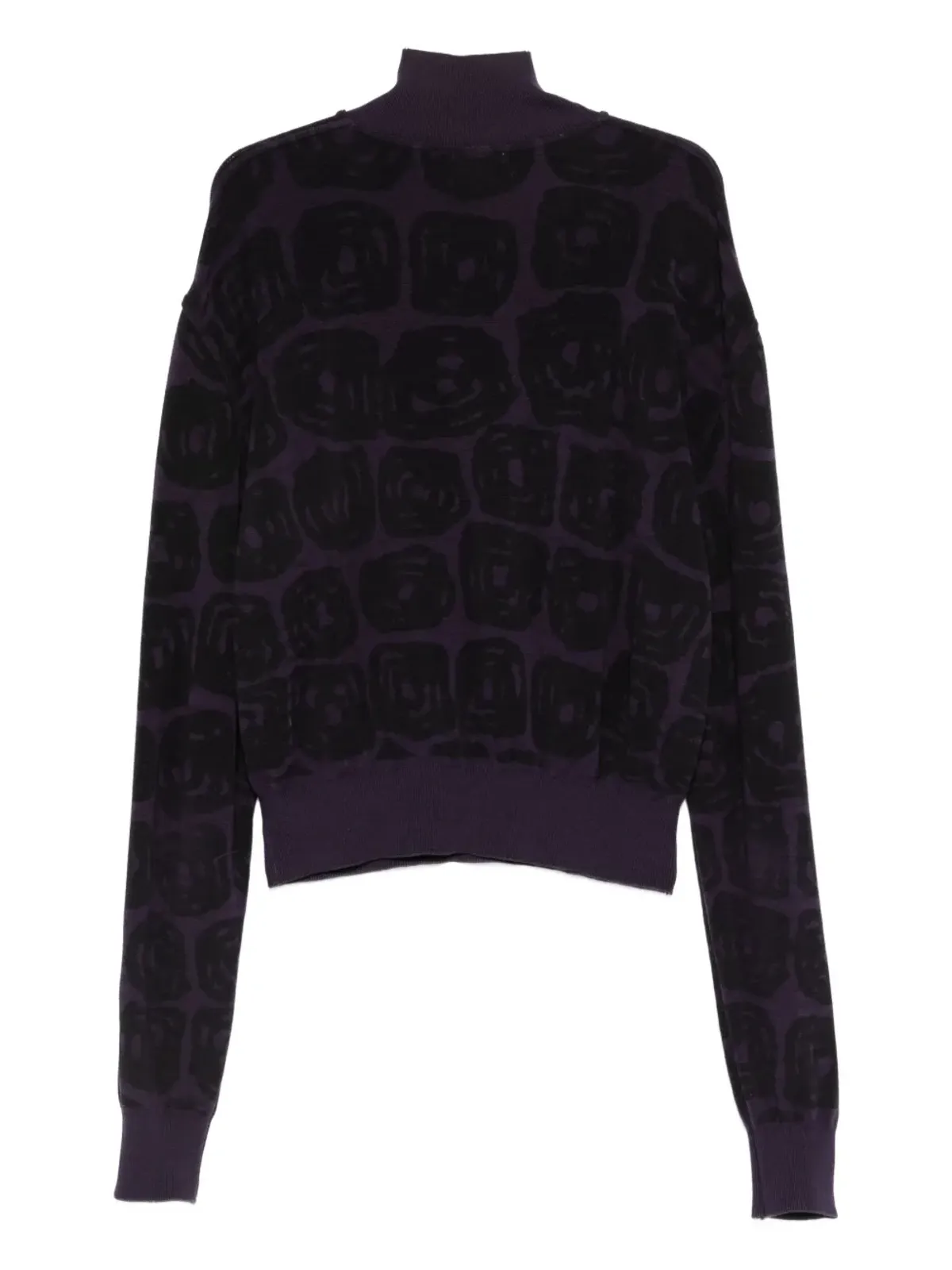 Alaïa Pre-Owned 1990年代 ウール ロールネック セーター - 画像2