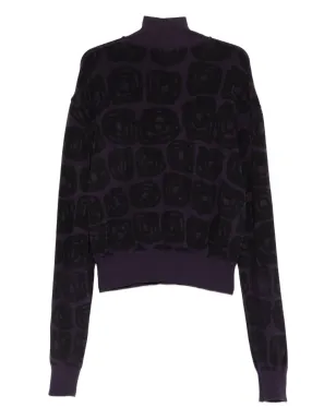 Alaïa Pre-Owned 1990年代 ウール ロールネック セーター - サムネイル2