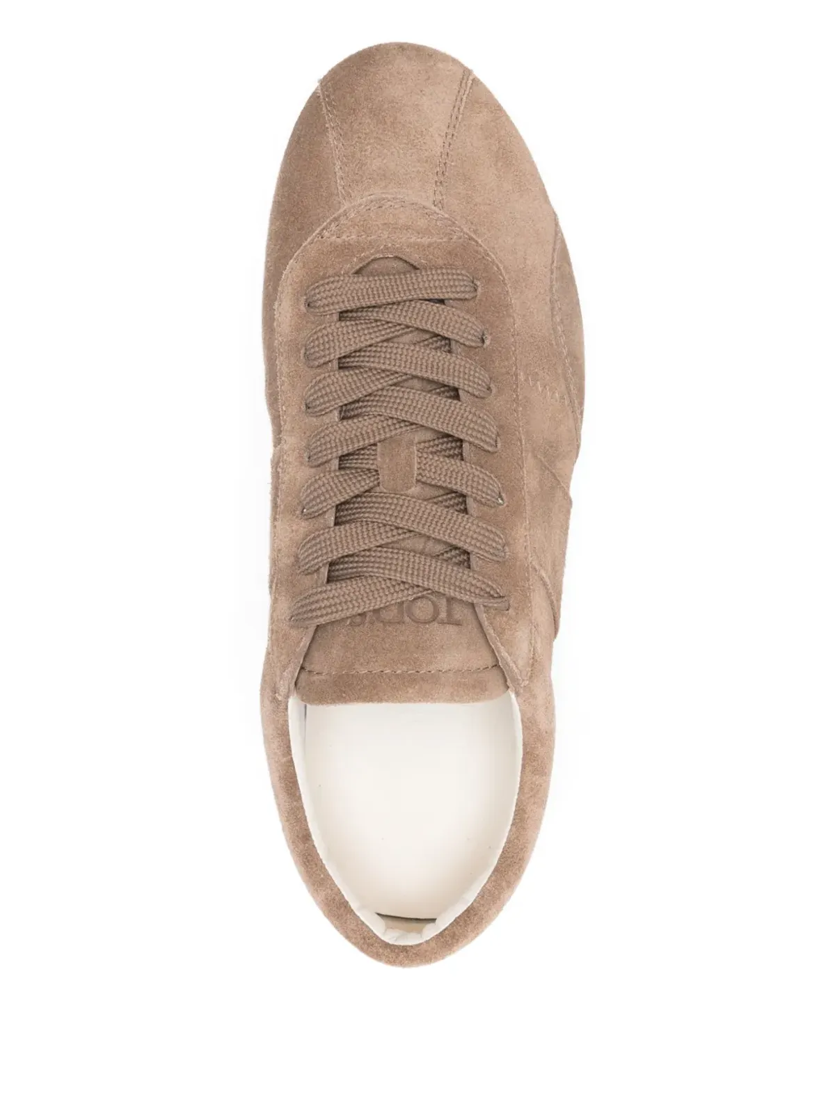 Tod's 紐付きローカットスニーカー ブラウン - 画像4
