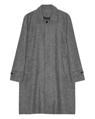 Palmes バージンウール シングルブレストコート - グレー - サムネイル1