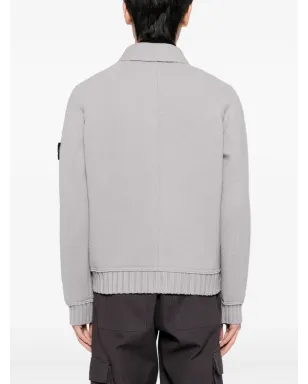 Stone Island フェルテッドウールジャケット グレー - サムネイル4