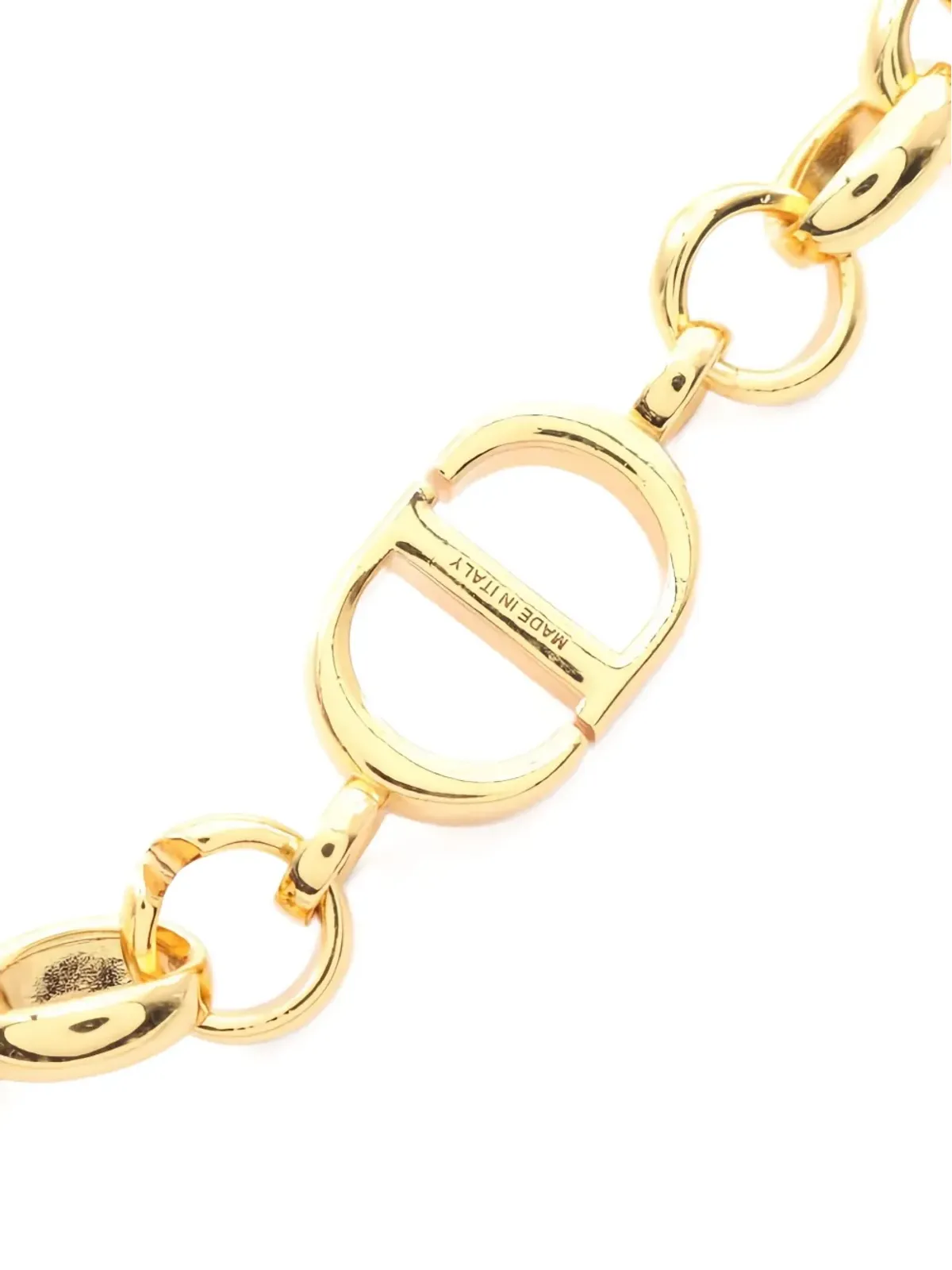 Christian Dior ビンテージ 2000年代 Karo chain belt - ゴールド - 画像3
