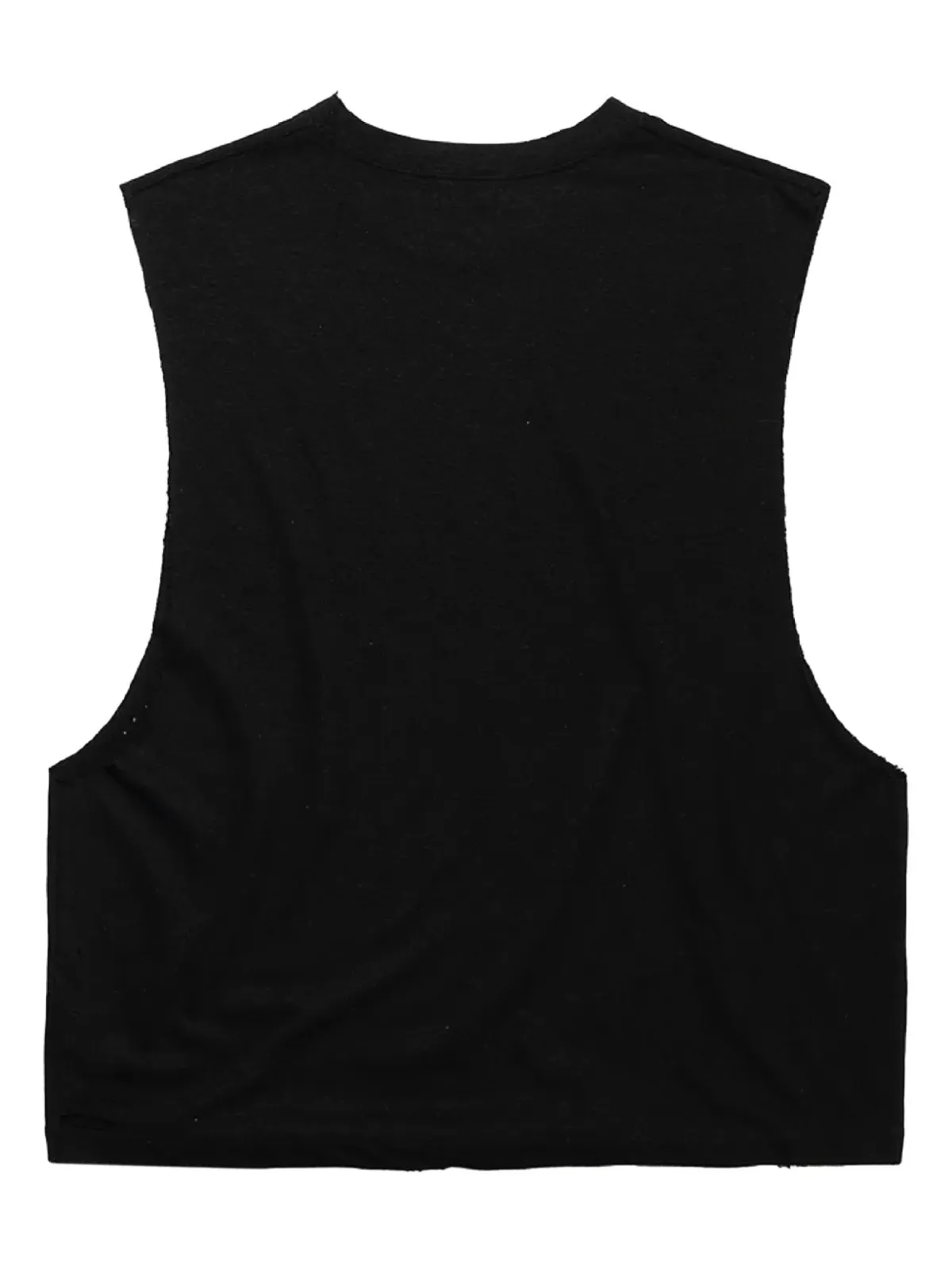 Mainless ノースリーブ ディストレスド Tシャツ - 画像4