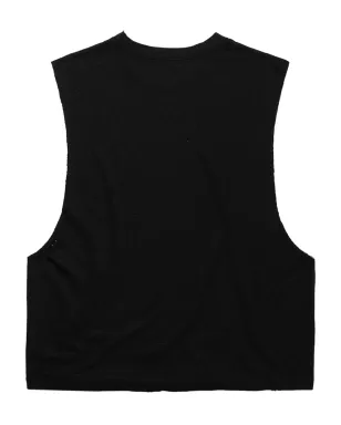Mainless ノースリーブ ディストレスド Tシャツ - サムネイル4