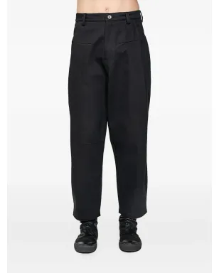 Joe Chia Windu belt-loop trousers - Black - サムネイル1