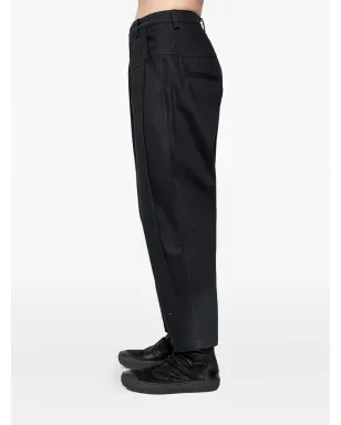Joe Chia Windu belt-loop trousers - Black - サムネイル2