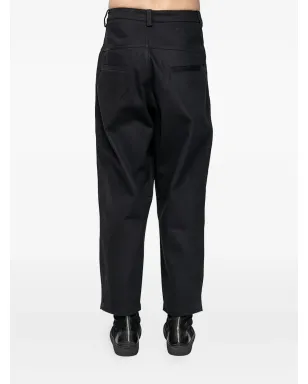 Joe Chia Windu belt-loop trousers - Black - サムネイル3