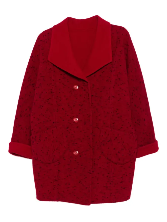 A.N.G.E.L.O. Vintage Cult A.N.G.E.L.O. Vintage Cult 1980s ボタン留め前ポケット コート - Redの商品画像