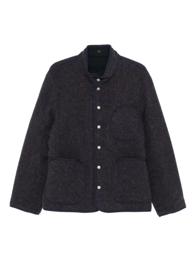 TAIGA TAKAHASHI TAIGA TAKAHASHI press-stud fastening jacket - Blueの商品画像