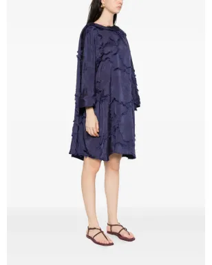 Talbot Runhof フリンジ付きミニドレス - サムネイル3