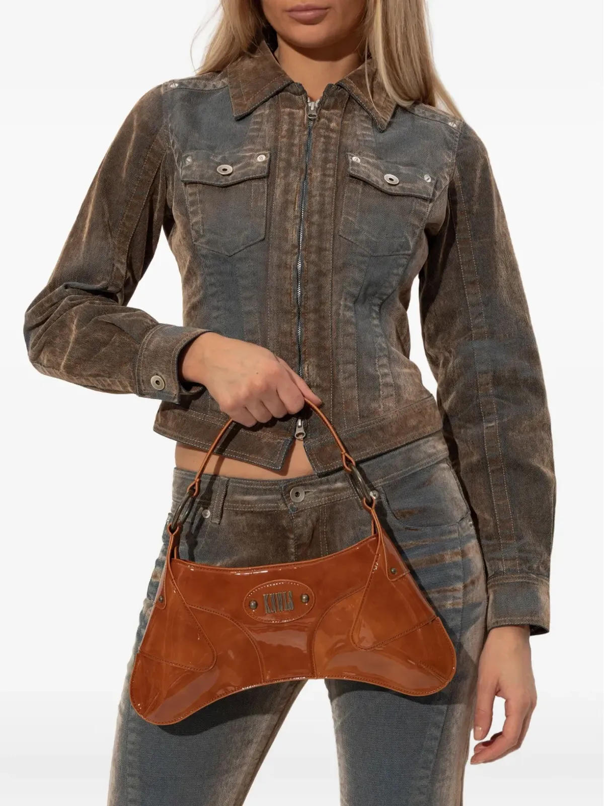 KNWLS Razrロゴ入りショルダーバッグ - 画像2