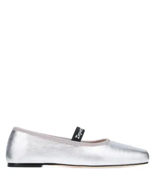 Repetto リズベット スクエアトゥ・ストラップ バレエフラット - シルバー - サムネイル1