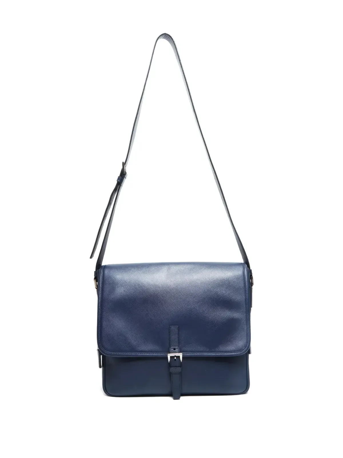Prada ビンテージ 2010-2020年代 バックル付きショルダーバッグ - ブルー - 画像5