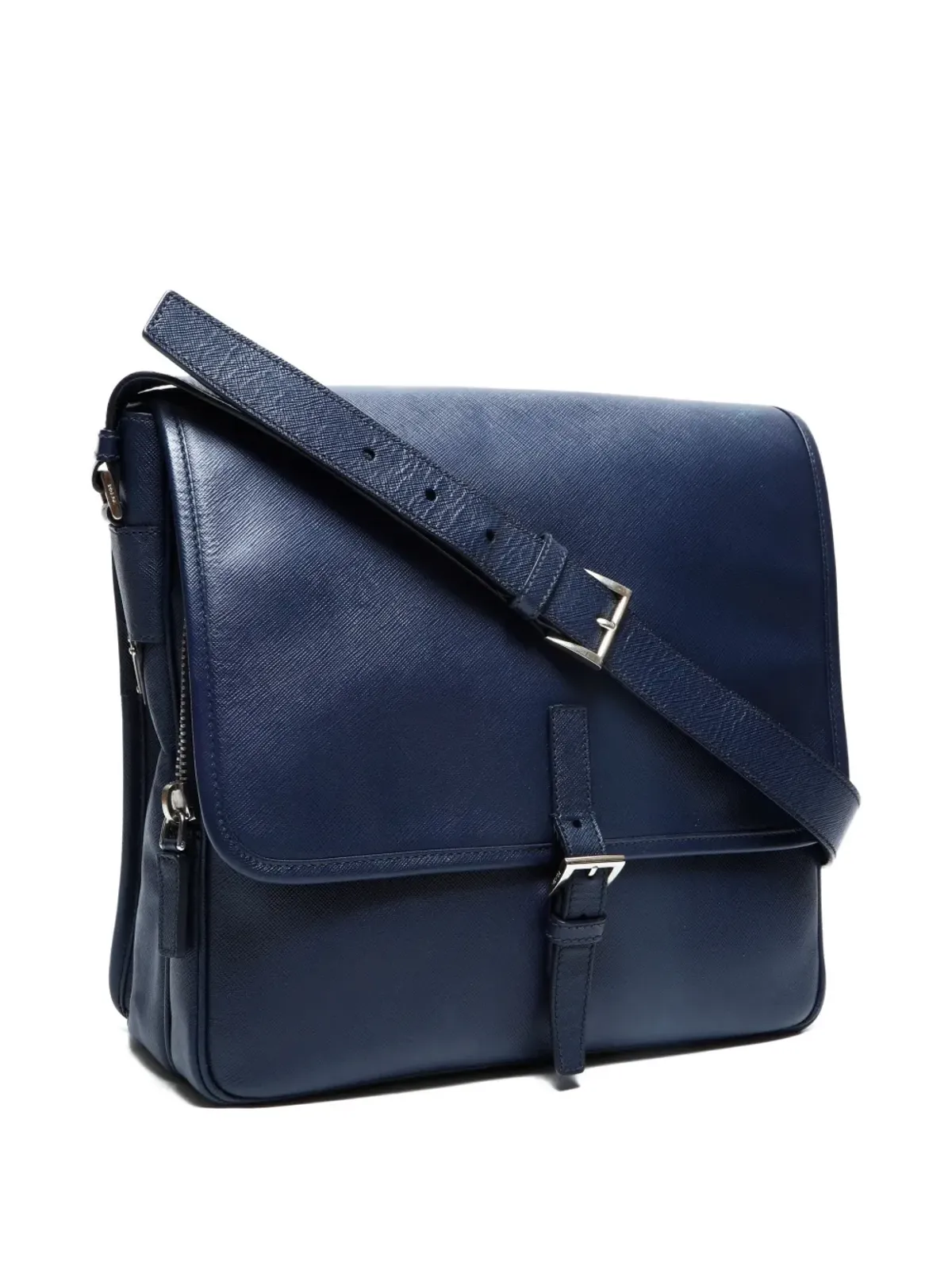 Prada ビンテージ 2010-2020年代 バックル付きショルダーバッグ - ブルー - 画像3