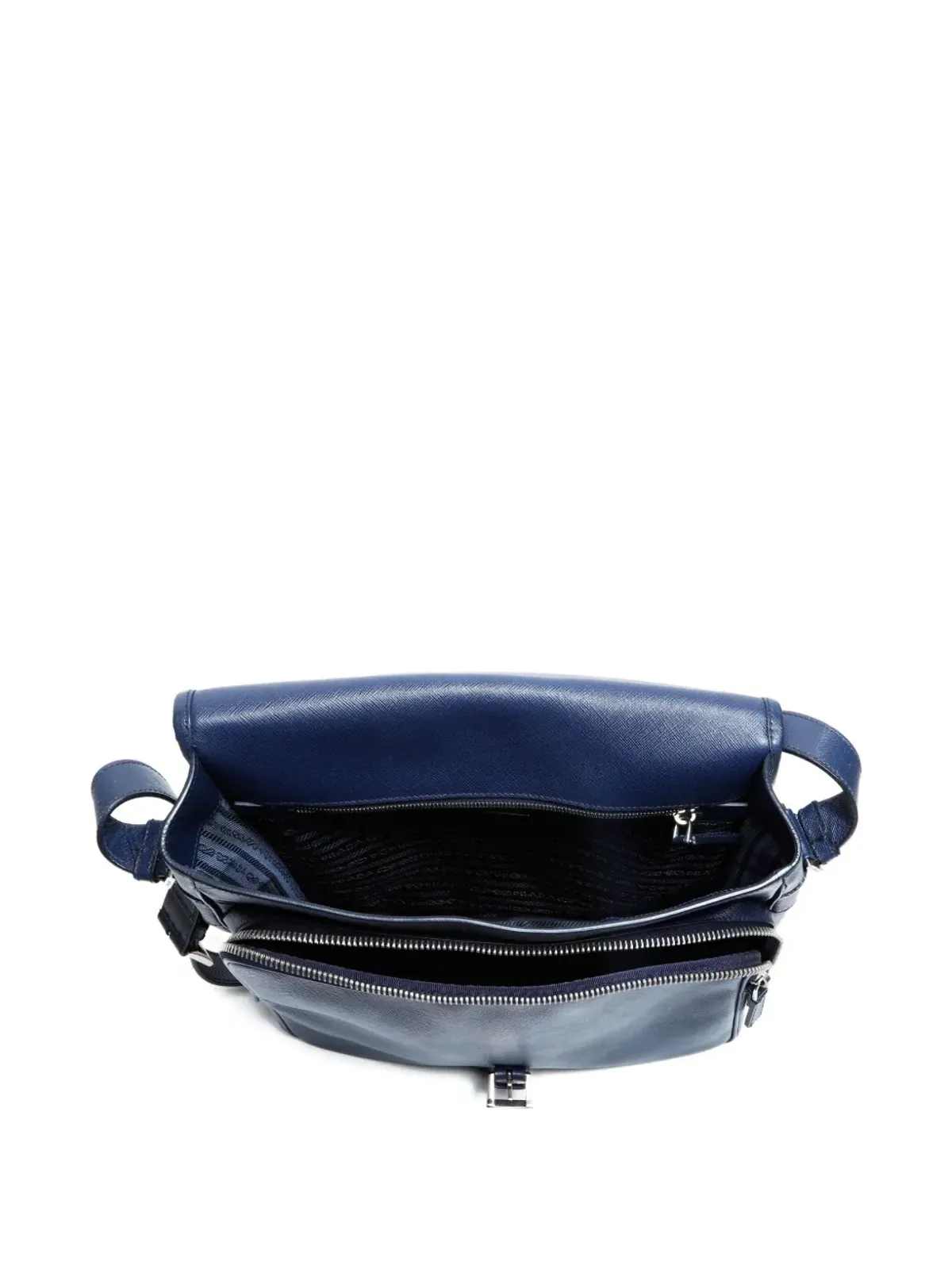 Prada ビンテージ 2010-2020年代 バックル付きショルダーバッグ - ブルー - 画像4