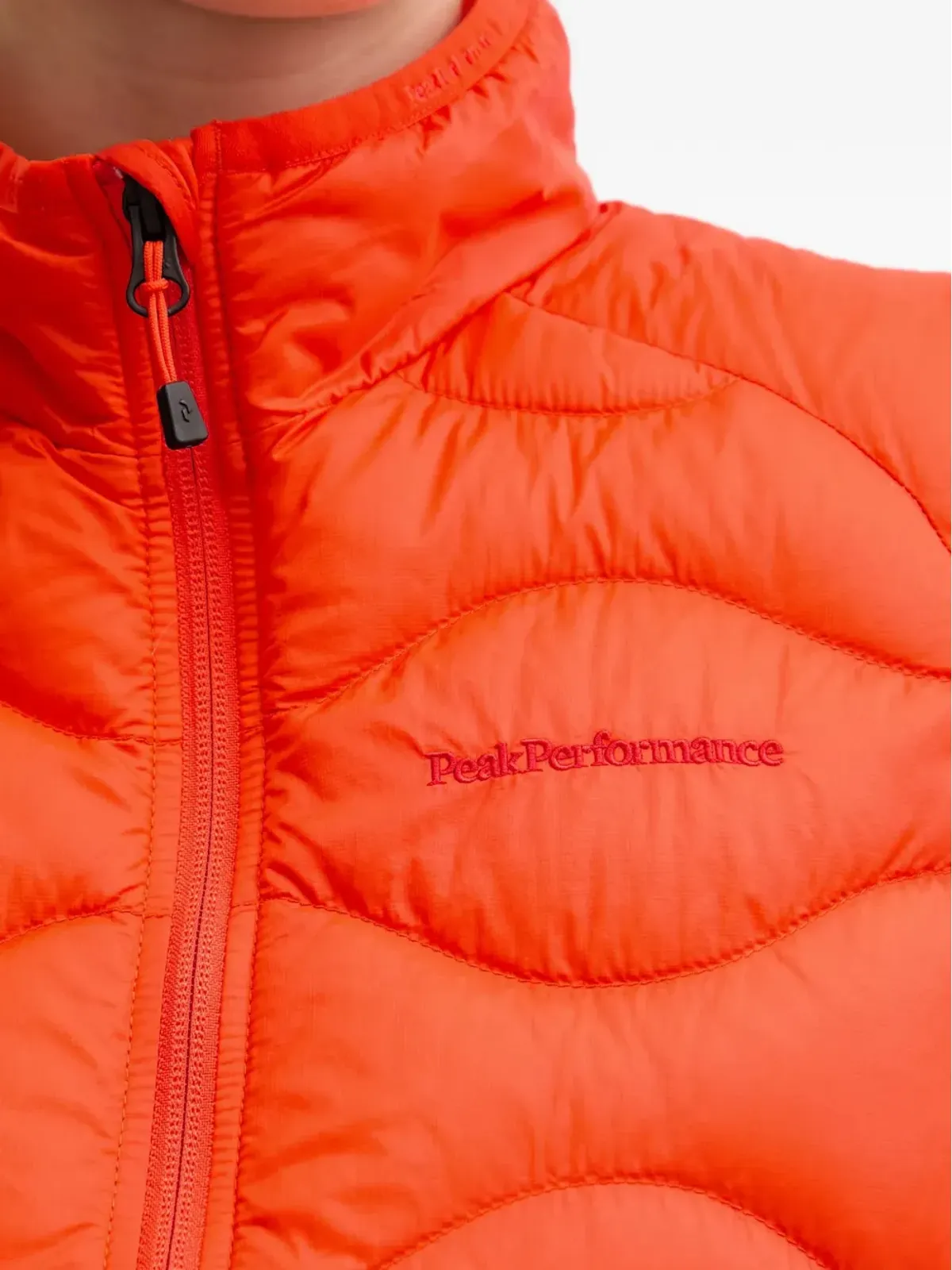 Peak Performance ヘリウム キルテッド ジップジャケット - オレンジ - 画像5