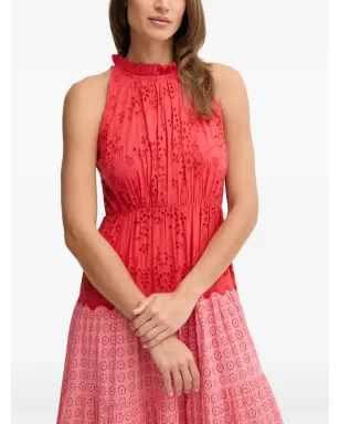Pedro Del Hierro ノースリーブ マキシドレス レッド - サムネイル5