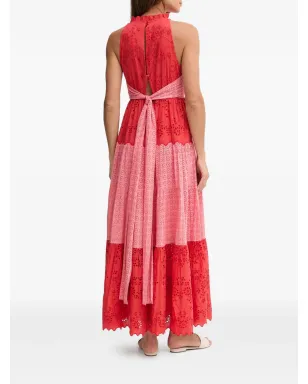 Pedro Del Hierro ノースリーブ マキシドレス レッド - サムネイル4