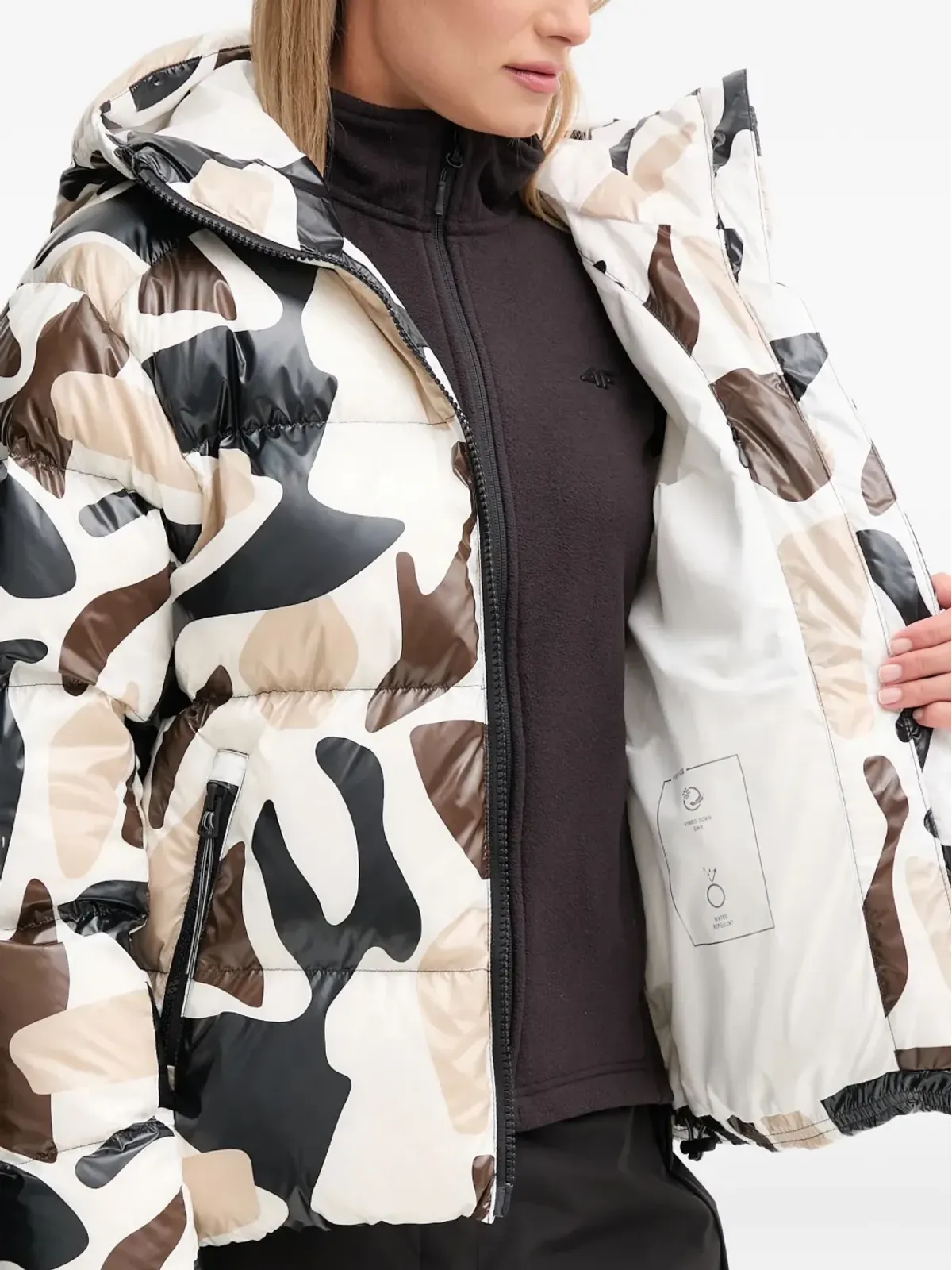 BOGNER FIRE+ICE Vally カモフラージュ柄フード付きジャケット - 画像5