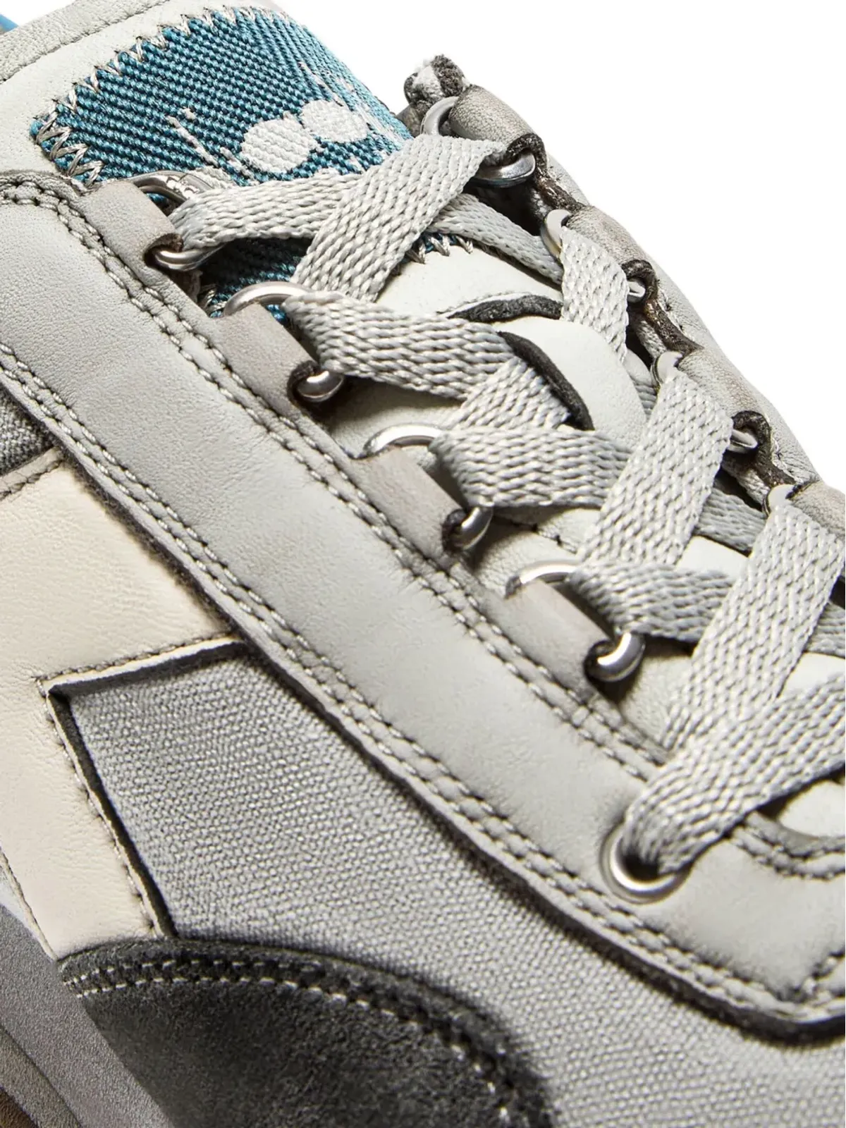 Diadora Equipe lace-up panelled sneakers - グレー - 画像5