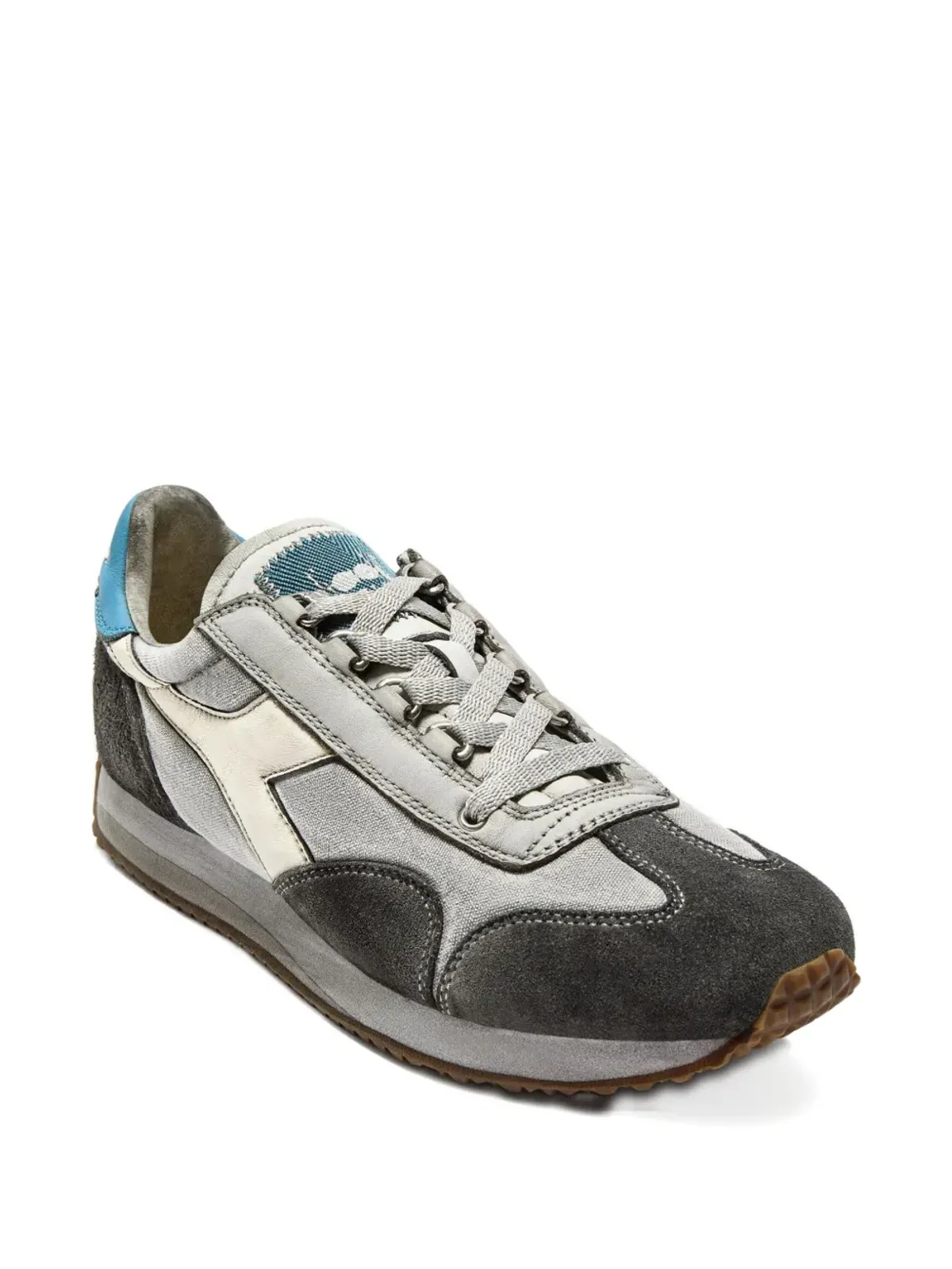 Diadora Equipe lace-up panelled sneakers - グレー - 画像2