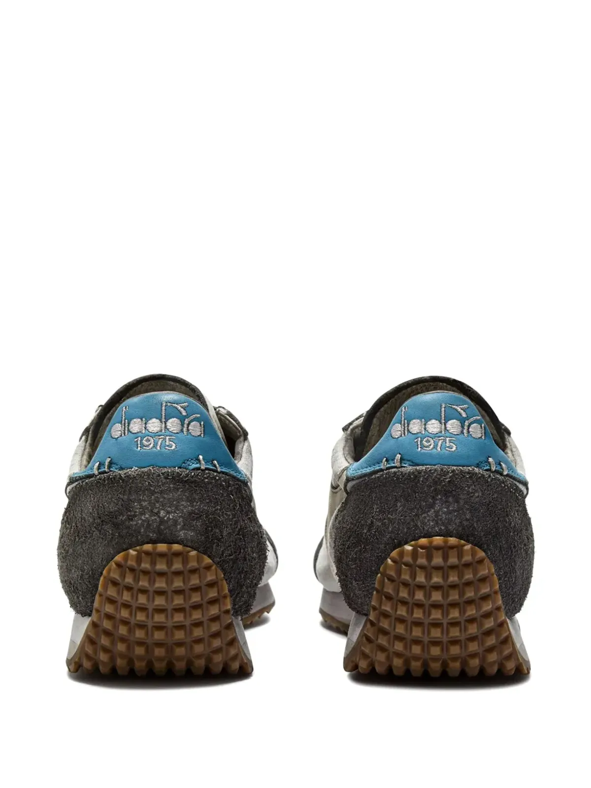Diadora Equipe lace-up panelled sneakers - グレー - 画像3
