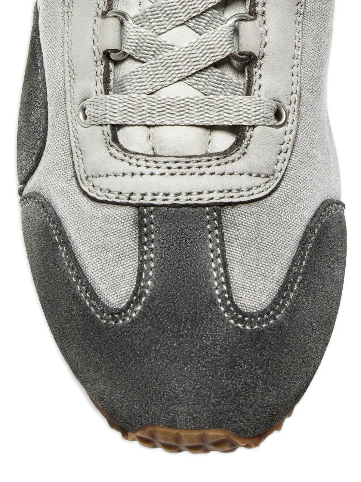 Diadora Equipe lace-up panelled sneakers - グレー - 画像4
