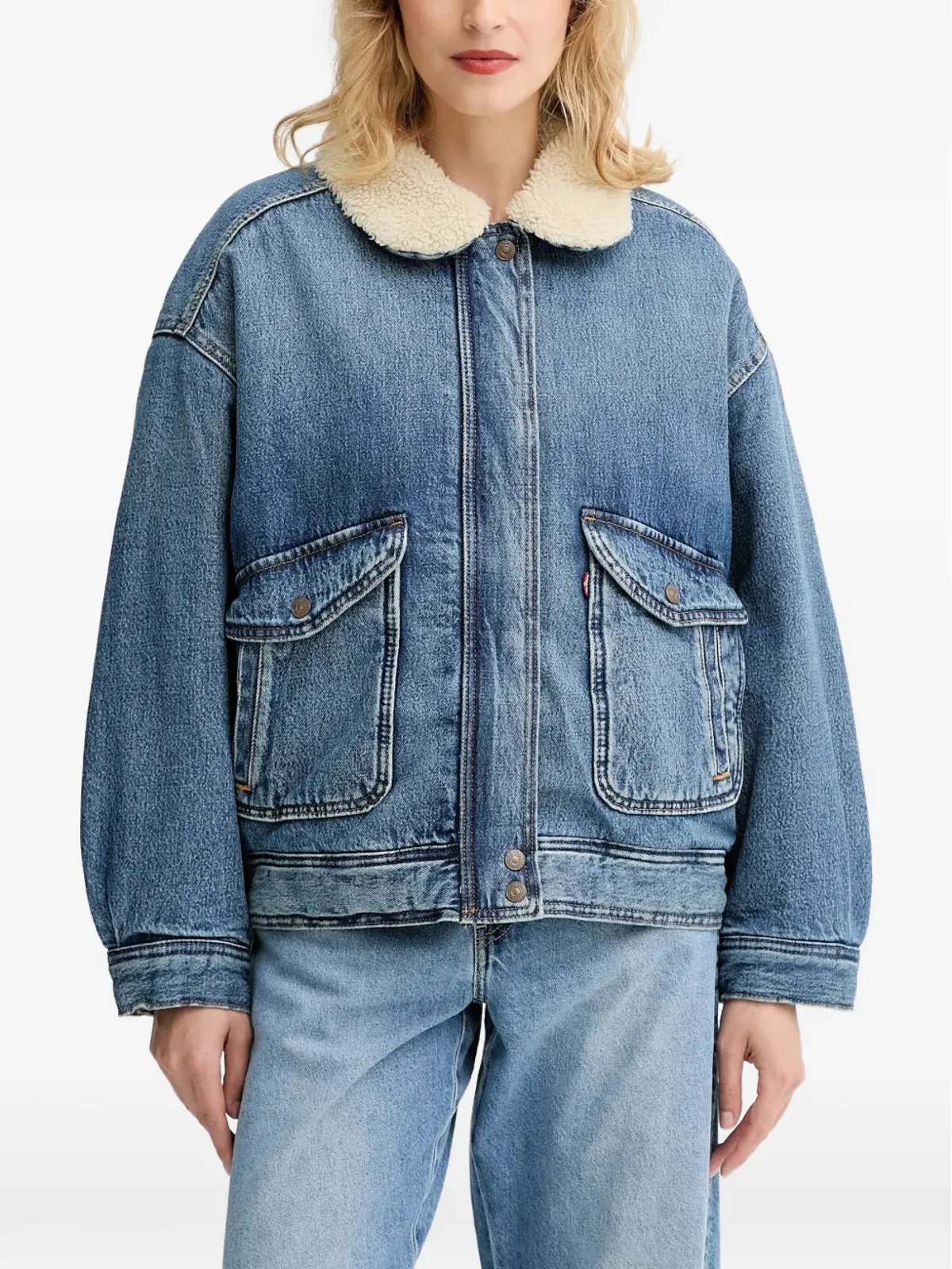 Levi's ポケット付きデニムジャケット - ブルー - 画像1