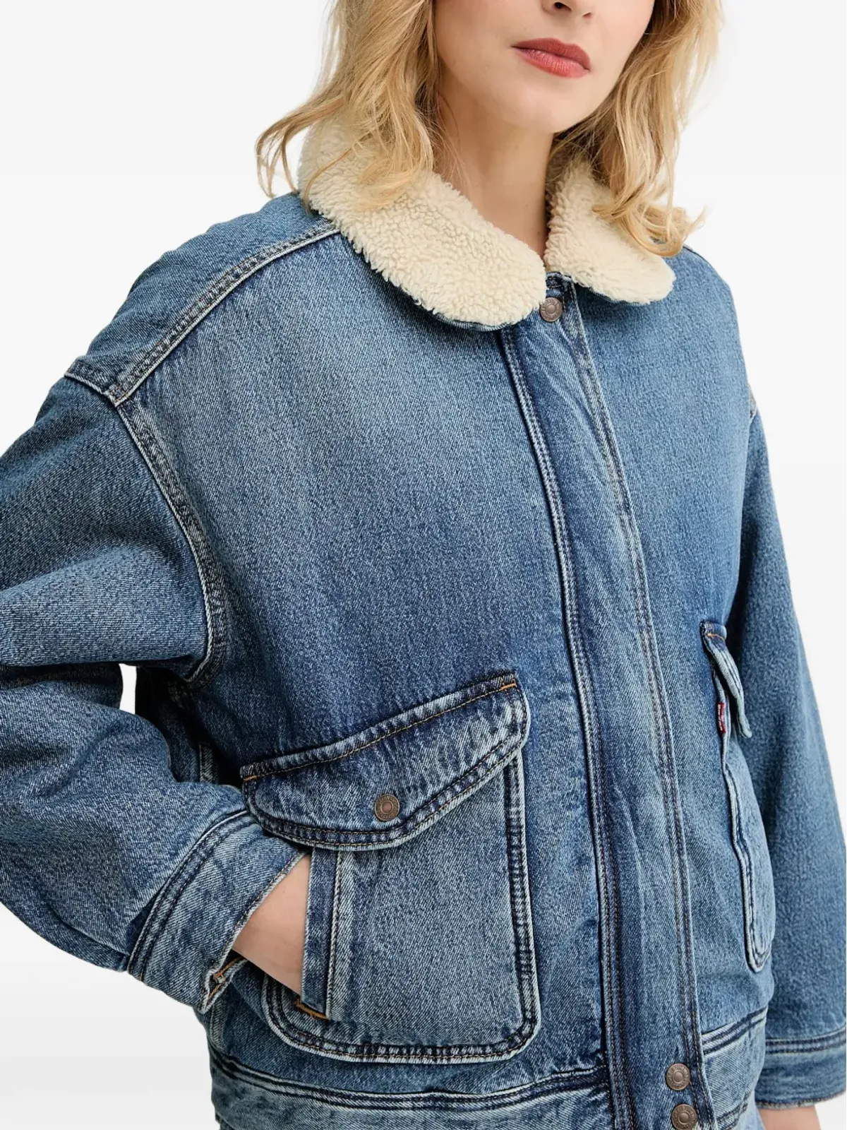 Levi's ポケット付きデニムジャケット - ブルー - 画像4