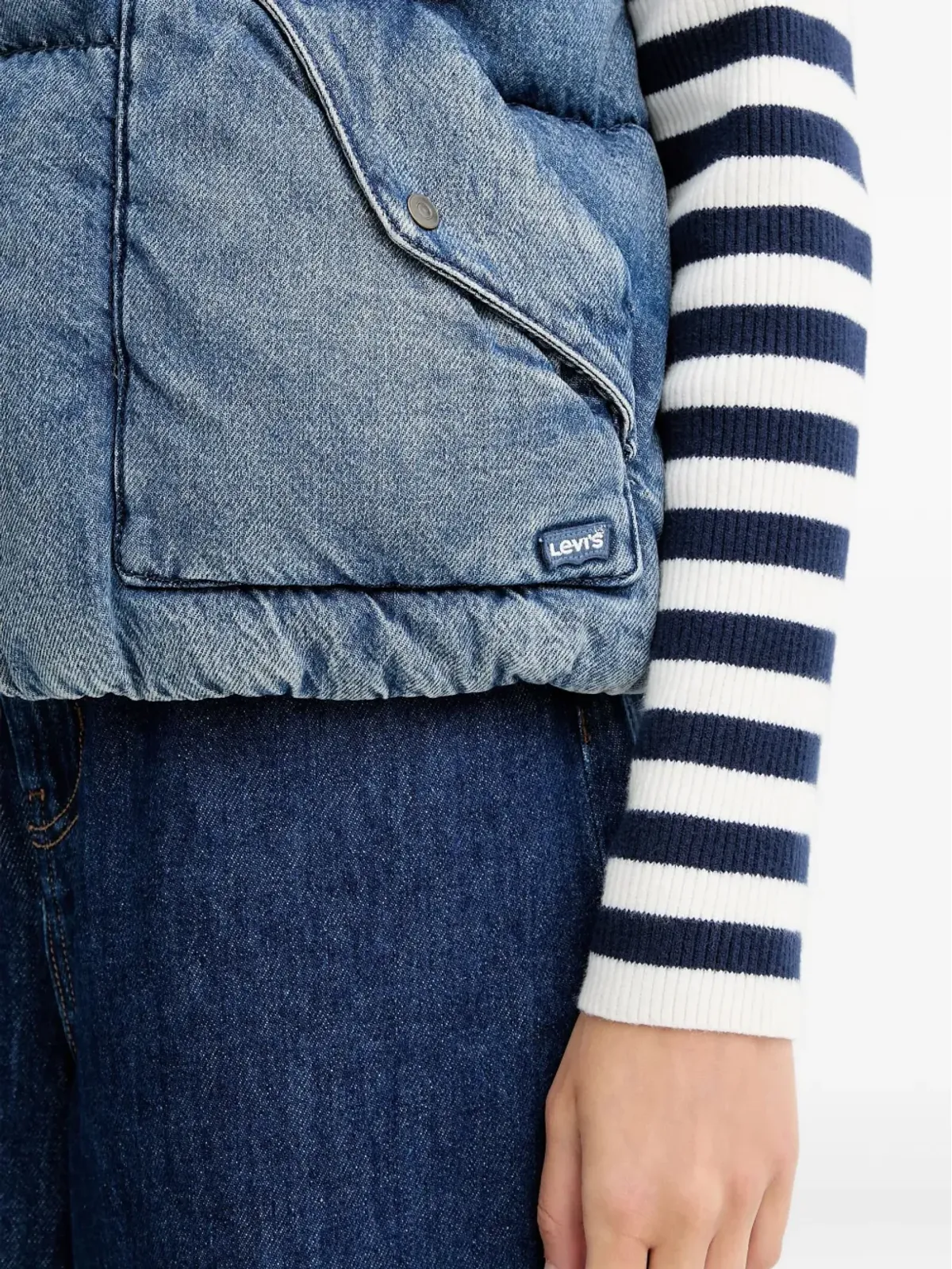 Levi's ウェスタン パディッド ポケット付きジレ - 画像5