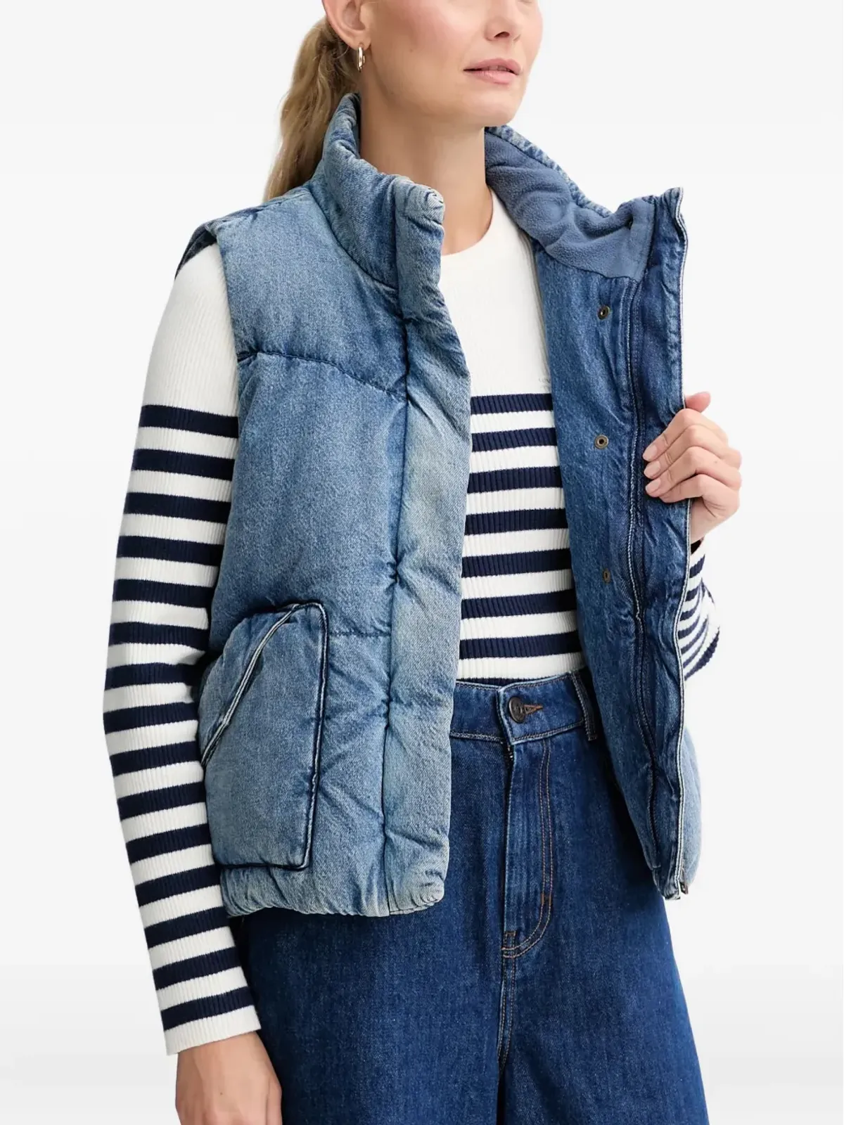 Levi's ウェスタン パディッド ポケット付きジレ - 画像3