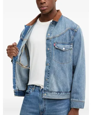 Levi's ウェスタンショートホーン・トラッカー デニムジャケット - ブルー - サムネイル3